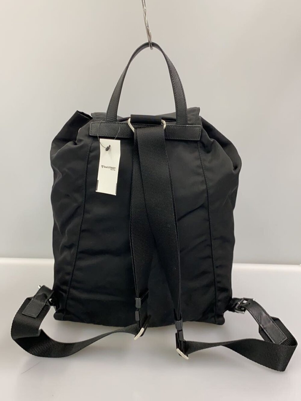 Prada Triangle Backpack Black - Picture 3 of 8